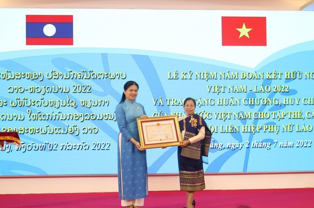 Phụ nữ Việt Nam và Lào tăng cường hợp tác hữu nghị Phụ nữ Việt Nam và Lào tăng cường hợp tác hữu nghị