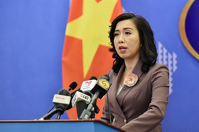 Spokeswoman of the Vietnamese Ministry of Foreign Affairs Le Thi Thu Hang. (Photo: VNA) Spokeswoman of the Vietnamese Ministry of Foreign Affairs Le Thi Thu Hang. (Photo: VNA)