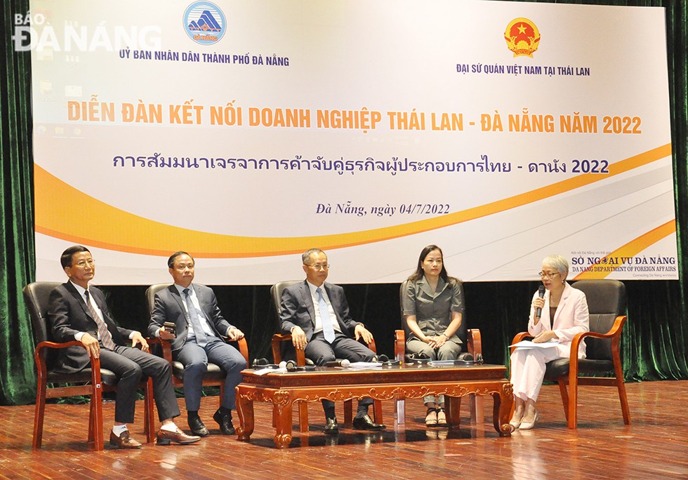 Đẩy mạnh kết nối, hợp tác kinh doanh giữa doanh nghiệp Thái Lan - Đà Nẵng Đẩy mạnh kết nối, hợp tác kinh doanh giữa doanh nghiệp Thái Lan - Đà Nẵng