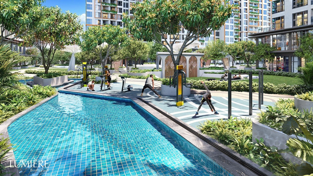 Cuộc sống “resort tại gia” với tiện ích nội khu riêng tư ở LUMIÈRE Boulevard. Cuộc sống “resort tại gia” với tiện ích nội khu riêng tư ở LUMIÈRE Boulevard.