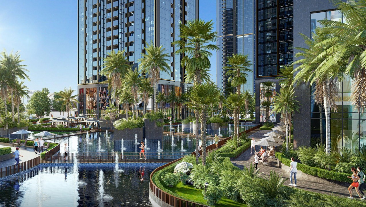 Những mảng xanh “khổng lồ” bên trong dự án là không gian quý hiếm giữa phố thị sầm uất. Những mảng xanh “khổng lồ” bên trong dự án là không gian quý hiếm giữa phố thị sầm uất.