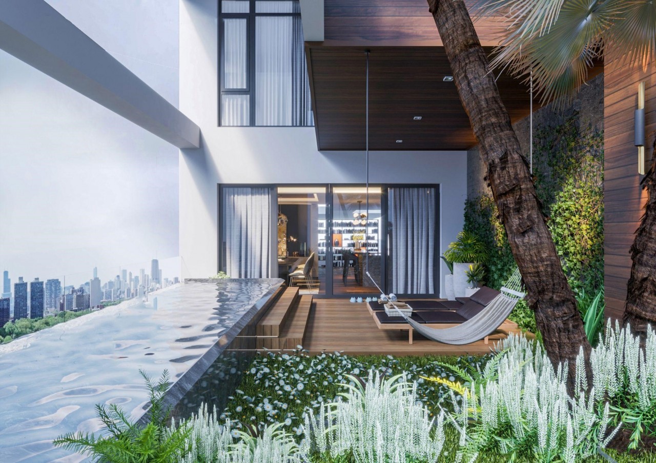Sky Villa - không gian sống chạm tới đỉnh cao. Sky Villa - không gian sống chạm tới đỉnh cao.