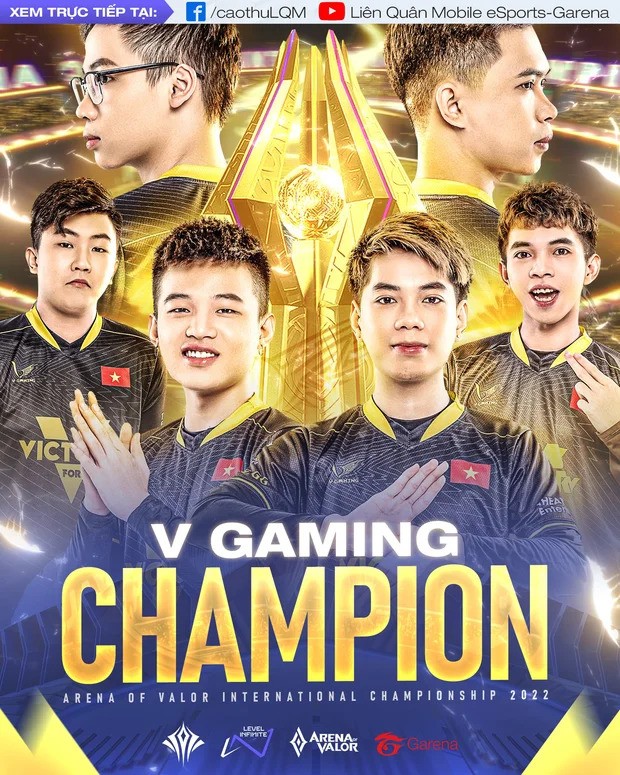 From Zero to Hero: V Gaming is the Winner of Arena of Valor International Championship 2022 From Zero to Hero: V Gaming is the Winner of Arena of Valor International Championship 2022