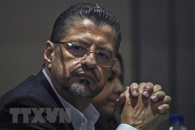 Tổng thống Costa Rica Rodrigo Chaves. (Ảnh: AFP/TTXVN) Tổng thống Costa Rica Rodrigo Chaves. (Ảnh: AFP/TTXVN)