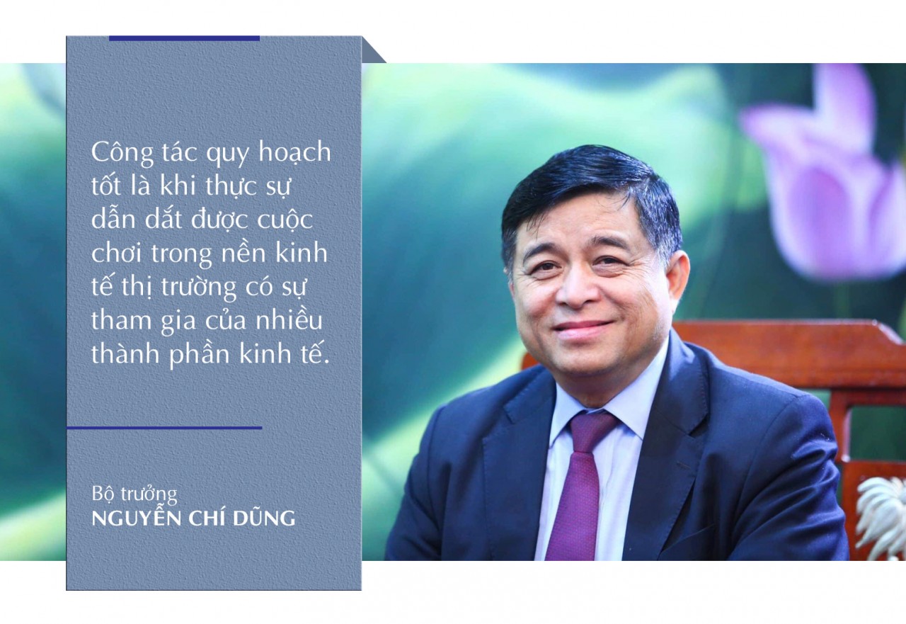 Bộ trưởng Kế hoạch và Đầu tư Nguyễn Chí Dung: Luật Quy hoạch sẽ thay đổi tư duy quản trị quốc gia Bộ trưởng Kế hoạch và Đầu tư Nguyễn Chí Dung: Luật Quy hoạch sẽ thay đổi tư duy quản trị quốc gia