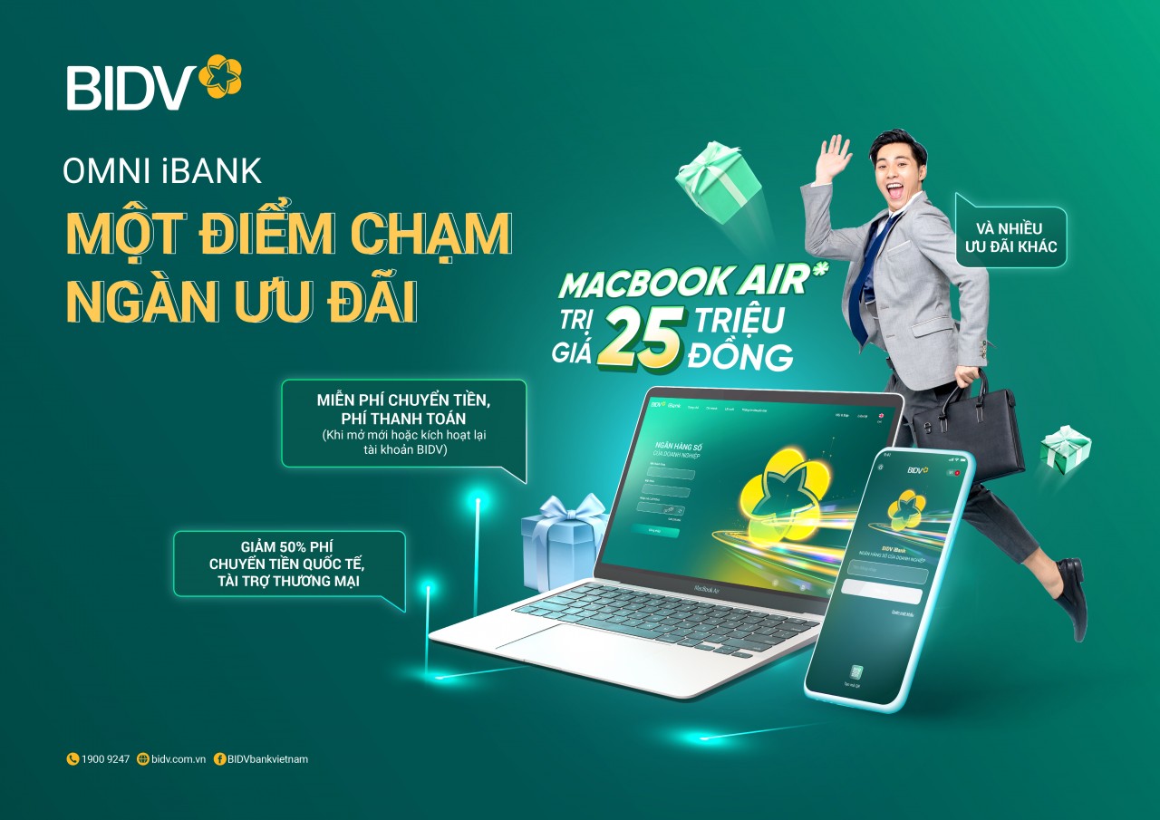 Một điểm chạm – Ngàn ưu đãi với Omni BIDV iBank Một điểm chạm – Ngàn ưu đãi với Omni BIDV iBank