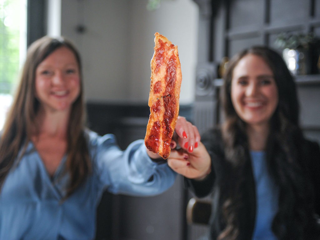 Sản phẩm thịt heo được chế biến từ phòng thí nghiệm - Ảnh: Higher Steaks Sản phẩm thịt heo được chế biến từ phòng thí nghiệm - Ảnh: Higher Steaks