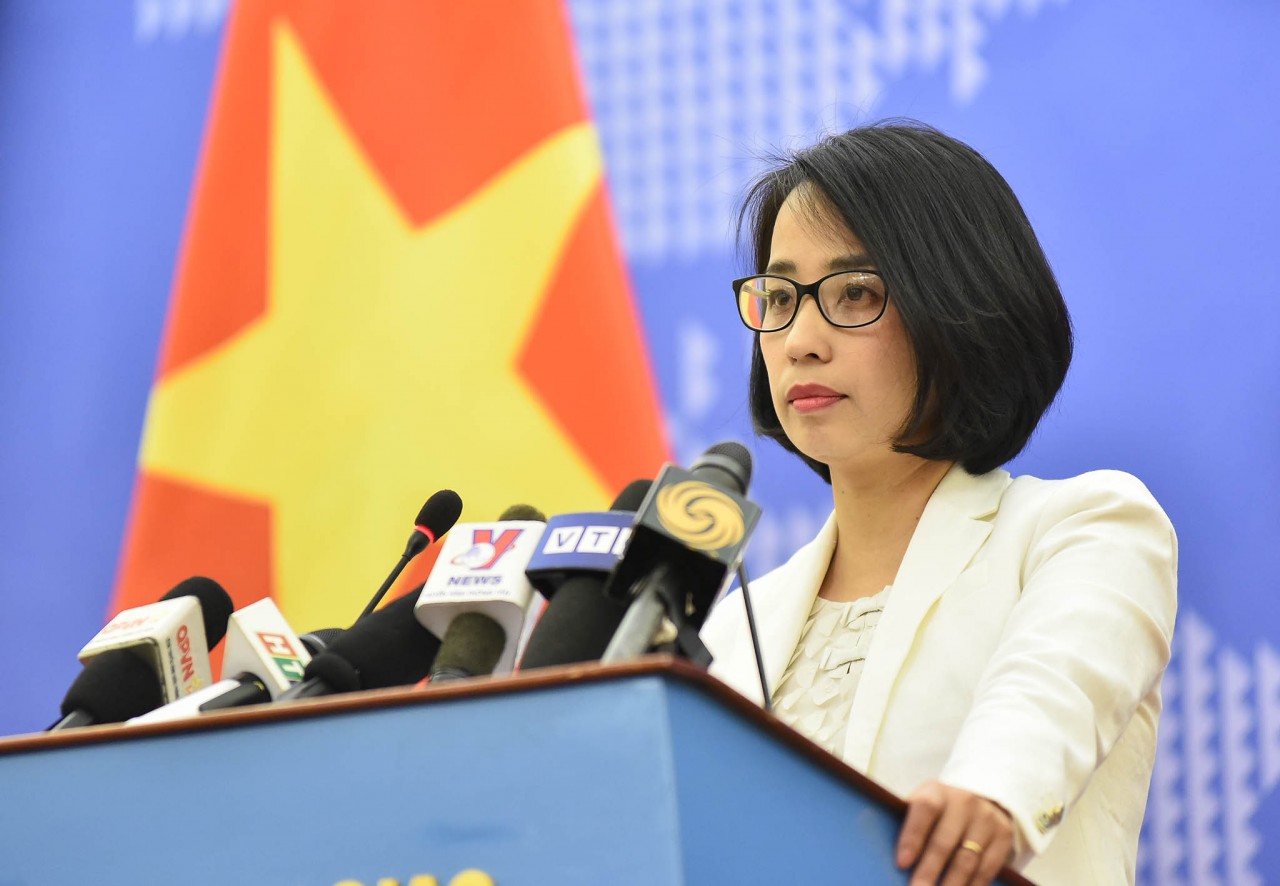 Việt Nam kiên quyết phản đối hành động vi phạm chủ quyền trên quần đảo Hoàng Sa Việt Nam kiên quyết phản đối hành động vi phạm chủ quyền trên quần đảo Hoàng Sa