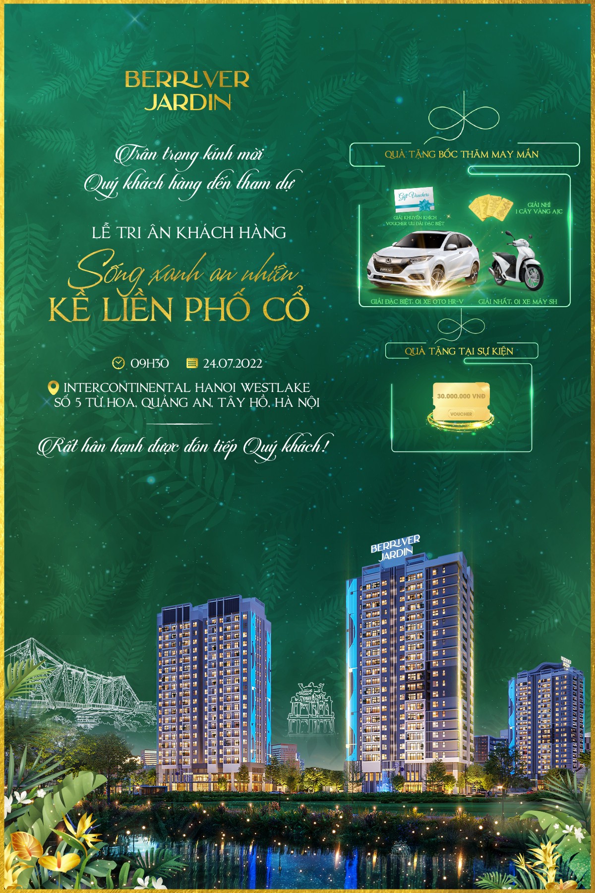 Cơ hội “Mua nhà đẹp - Trúng ô tô” tại BerRiver Jardin Cơ hội “Mua nhà đẹp - Trúng ô tô” tại BerRiver Jardin
