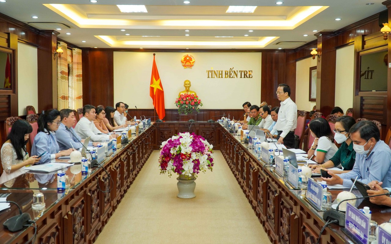 Đoàn công tác Ủy ban Công tác về các tổ chức phi chính phủ nước ngoài làm việc tại Bến Tre Đoàn công tác Ủy ban Công tác về các tổ chức phi chính phủ nước ngoài làm việc tại Bến Tre