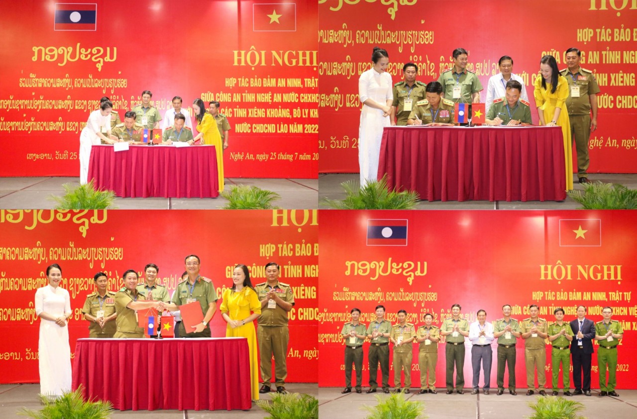 Nghệ An và 03 tỉnh nước bạn Lào tăng cường quan hệ hữu nghị, hợp tác bảo đảm an ninh trật tự Nghệ An và 03 tỉnh nước bạn Lào tăng cường quan hệ hữu nghị, hợp tác bảo đảm an ninh trật tự