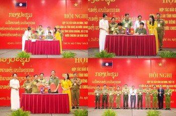 Nghệ An và 03 tỉnh nước bạn Lào tăng cường quan hệ hữu nghị, hợp tác bảo đảm an ninh trật tự