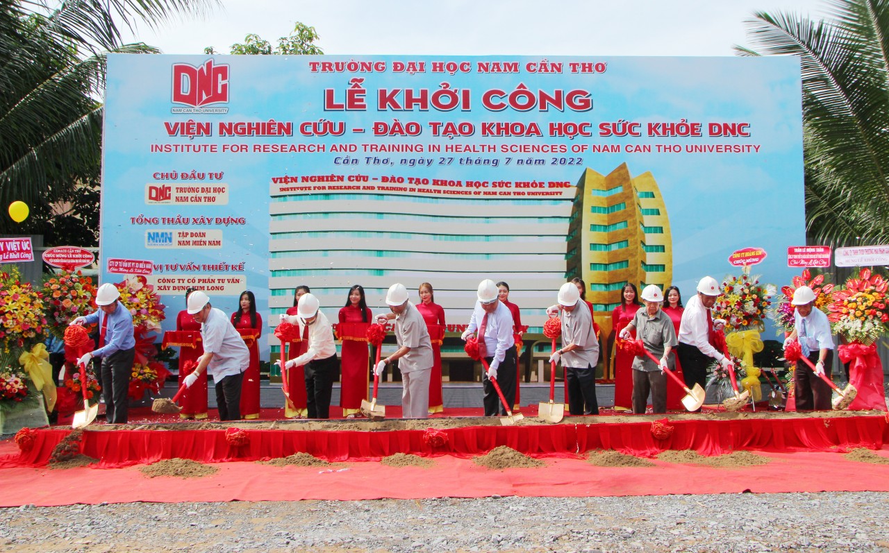 Cần Thơ: Khởi công Viện Nghiên cứu - Đào tạo khoa học sức khỏe theo tiêu chuẩn quốc tế Cần Thơ: Khởi công Viện Nghiên cứu - Đào tạo khoa học sức khỏe theo tiêu chuẩn quốc tế