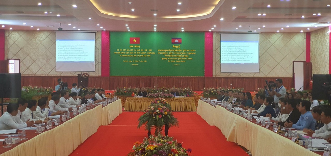 Kiên Giang và tỉnh Kampot (Campuchia) hợp tác trong 6 lĩnh vực Kiên Giang và tỉnh Kampot (Campuchia) hợp tác trong 6 lĩnh vực