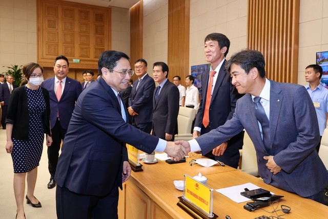 Thủ tướng đối thoại với doanh nghiệp Hàn Quốc: Ấn tượng với sự điều hành của Chính phủ Việt Nam Thủ tướng đối thoại với doanh nghiệp Hàn Quốc: Ấn tượng với sự điều hành của Chính phủ Việt Nam
