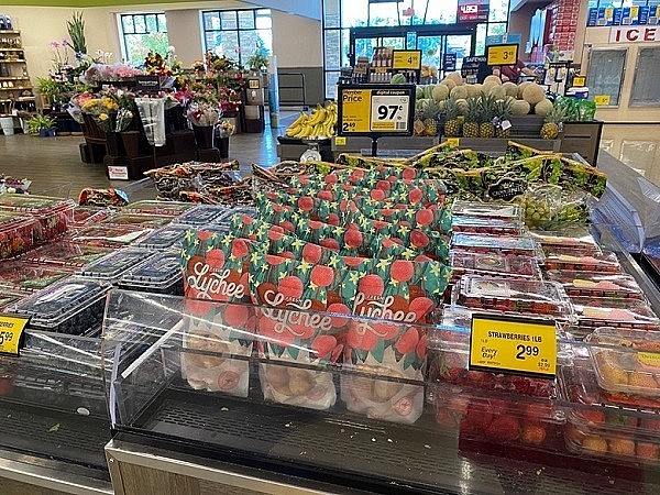 Vietnamese lychees penetrate into US market. Photo: T.V Vietnamese lychees penetrate into US market. Photo: T.V