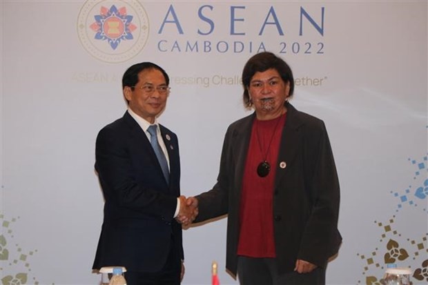 Vietnamese Foreign Minister Meets Foreign Officials on AMM-55 Sidelines Vietnamese Foreign Minister Meets Foreign Officials on AMM-55 Sidelines