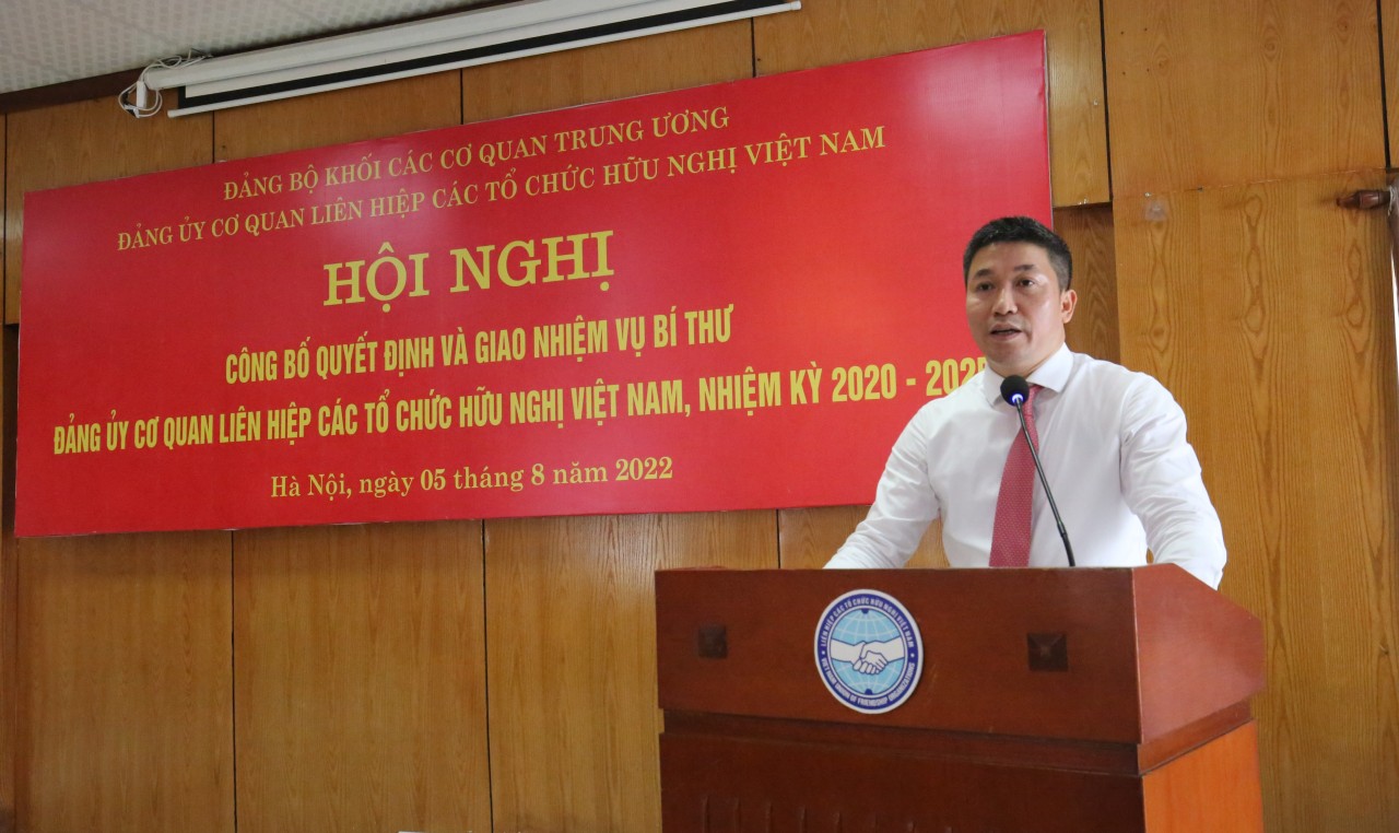 , ông Phan Anh Sơn - tân Bí thư Đảng ủy Cơ quan Liên hiệp các tổ chức hữu nghị Việt Nam , ông Phan Anh Sơn - tân Bí thư Đảng ủy Cơ quan Liên hiệp các tổ chức hữu nghị Việt Nam