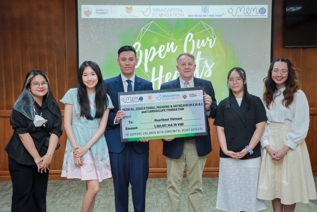 at the Ho Chi Minh City University Medical Center where we had the chance to meet 11 of the children who will benefit from this donation to treat their congenital heart defects at the Ho Chi Minh City University Medical Center where we had the chance to meet 11 of the children who will benefit from this donation to treat their congenital heart defects