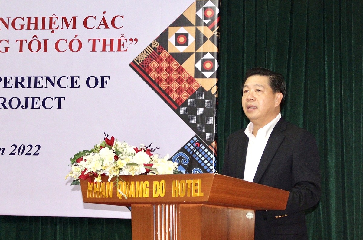 Thứ trưởng, Phó Chủ nhiệm UBDT Lê Sơn Hải phát biểu khai mạc Hội thảo Thứ trưởng, Phó Chủ nhiệm UBDT Lê Sơn Hải phát biểu khai mạc Hội thảo