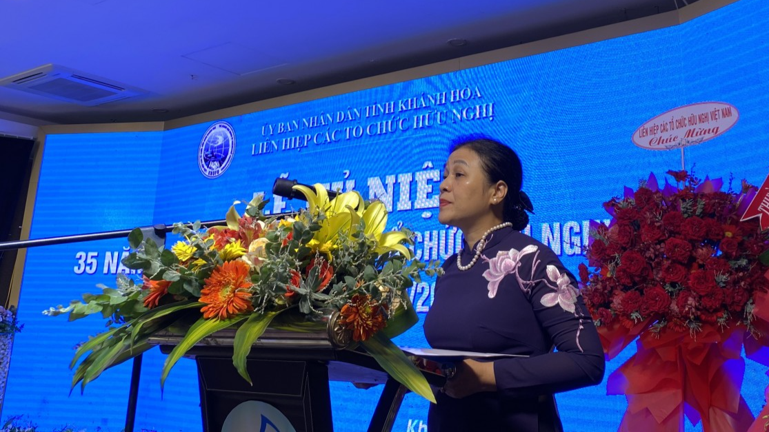 Kỷ niệm 35 năm thành lập Liên hiệp các tổ chức hữu nghị tỉnh Khánh Hòa Kỷ niệm 35 năm thành lập Liên hiệp các tổ chức hữu nghị tỉnh Khánh Hòa