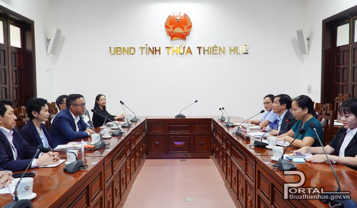 Tập đoàn Banpu - Thái Lan tìm hiểu cơ hội đầu tư tại tỉnh Thừa Thiên Huế Tập đoàn Banpu - Thái Lan tìm hiểu cơ hội đầu tư tại tỉnh Thừa Thiên Huế