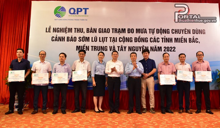 13 tỉnh, thành được bàn giao 151 trạm đo mưa tự động phục vụ cảnh báo sớm mưa lũ tại cộng đồng 13 tỉnh, thành được bàn giao 151 trạm đo mưa tự động phục vụ cảnh báo sớm mưa lũ tại cộng đồng
