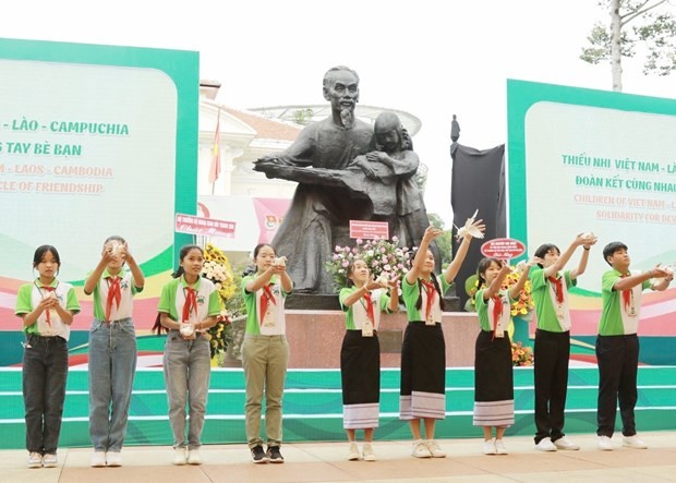 Vietnam, Laos, Cambodia Children Meet for Cultural Exchange in Ho Chi Minh City Vietnam, Laos, Cambodia Children Meet for Cultural Exchange in Ho Chi Minh City