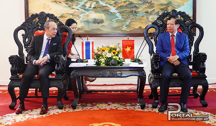 Tăng cường hợp tác giữa Thừa Thiên Huế với các tỉnh của Thái Lan Tăng cường hợp tác giữa Thừa Thiên Huế với các tỉnh của Thái Lan