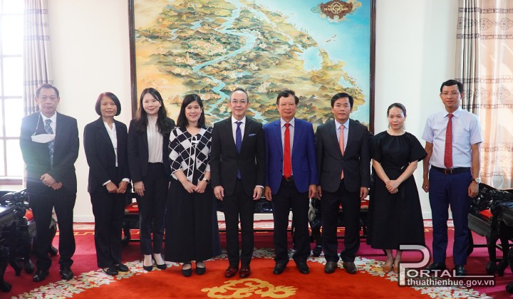 Tăng cường hợp tác giữa Thừa Thiên Huế với các tỉnh của Thái Lan Tăng cường hợp tác giữa Thừa Thiên Huế với các tỉnh của Thái Lan