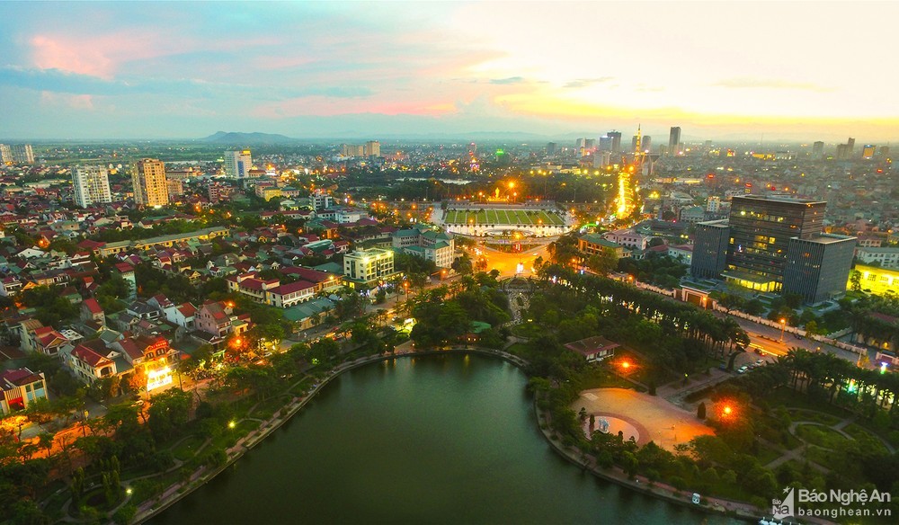 Diện mạo đô thị hiện đại tại Nghệ An chuyển mình “ngoạn mục”. (Nguồn:Baonghean.vn)