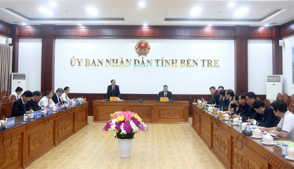 Hiệp hội Doanh nhân và Đầu tư Việt Nam - Hàn Quốc tìm hiểu cơ hội hợp tác tại tỉnh Bến Tre Hiệp hội Doanh nhân và Đầu tư Việt Nam - Hàn Quốc tìm hiểu cơ hội hợp tác tại tỉnh Bến Tre
