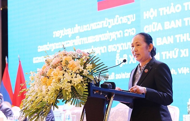 Vietnamese, Lao NAs Exchange Operational Experience