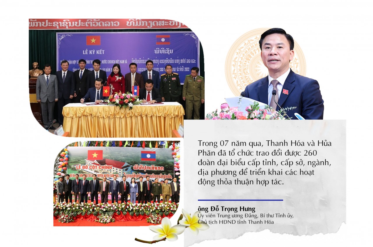 Không ngừng củng cố hợp tác toàn diện giữa hai tỉnh Thanh Hóa - Hủa Phăn lên tầm cao mới Không ngừng củng cố hợp tác toàn diện giữa hai tỉnh Thanh Hóa - Hủa Phăn lên tầm cao mới