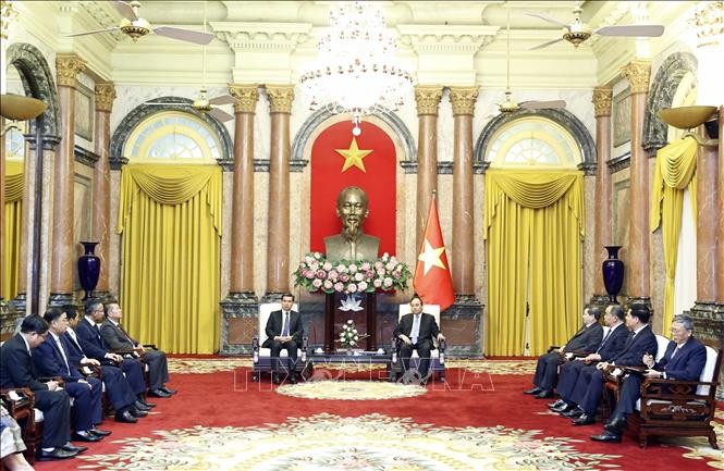Thủ tướng Phạm Minh Chính tiếp Bộ trưởng Bộ Tư pháp Lào Phayvy Xibualypha Thủ tướng Phạm Minh Chính tiếp Bộ trưởng Bộ Tư pháp Lào Phayvy Xibualypha