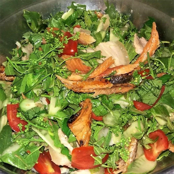 An Giang province’s Goi Sau Dau (Sau Dau salad). An Giang province’s Goi Sau Dau (Sau Dau salad).