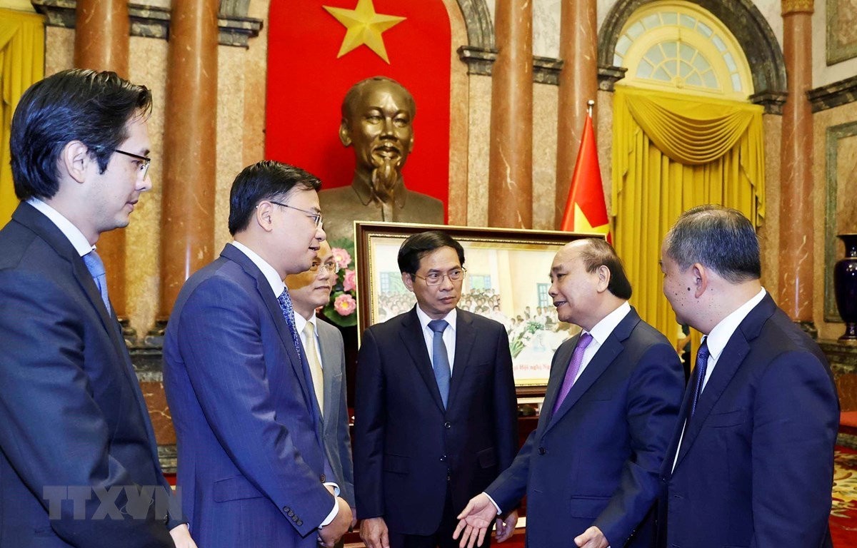 Chủ tịch nước gặp mặt Bộ Ngoại giao nhân dịp kỷ niệm thành lập ngành | Chính trị | Vietnam+ (VietnamPlus)