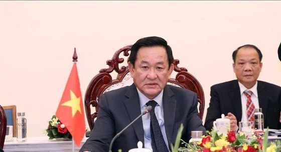Thượng tướng Võ Minh Lương, Ủy viên Trung ương Đảng, Ủy viên Thường vụ Quân ủy Trung ương, Thứ trưởng Bộ Quốc phòng tại kỳ họp. Ảnh: TTXVN Thượng tướng Võ Minh Lương, Ủy viên Trung ương Đảng, Ủy viên Thường vụ Quân ủy Trung ương, Thứ trưởng Bộ Quốc phòng tại kỳ họp. Ảnh: TTXVN