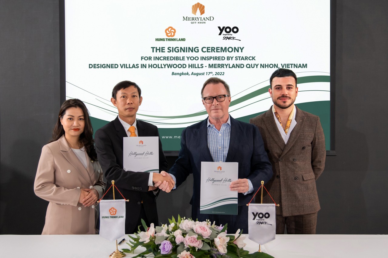 Hưng Thịnh Land ký kết hợp tác cùng YOO Inspired by Starck tại Bangkok. Hưng Thịnh Land ký kết hợp tác cùng YOO Inspired by Starck tại Bangkok.
