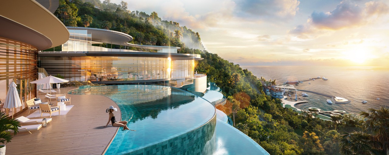 Hollywood Hills - Bộ sưu tập biệt thự bán đảo được thiết kế bởi huyền thoại Philippe Starck, lần đầu tiên ra mắt tại Việt Nam. Hollywood Hills - Bộ sưu tập biệt thự bán đảo được thiết kế bởi huyền thoại Philippe Starck, lần đầu tiên ra mắt tại Việt Nam.