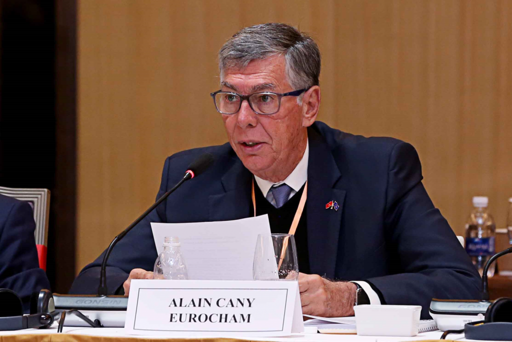 Ông Alain Cany, Chủ tịch Hiệp hội Doanh nghiệp Châu Âu tại Việt Nam (EuroCham) Ông Alain Cany, Chủ tịch Hiệp hội Doanh nghiệp Châu Âu tại Việt Nam (EuroCham)