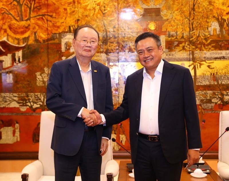Tăng cường hợp tác trên nhiều lĩnh vực giữa Hà Nội và doanh nghiệp Hàn Quốc Tăng cường hợp tác trên nhiều lĩnh vực giữa Hà Nội và doanh nghiệp Hàn Quốc