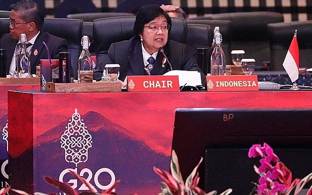 Indonesia kêu gọi các nước G20 chung tay cắt giảm khí thải | Môi trường | Vietnam+ (VietnamPlus) Indonesia kêu gọi các nước G20 chung tay cắt giảm khí thải | Môi trường | Vietnam+ (VietnamPlus)