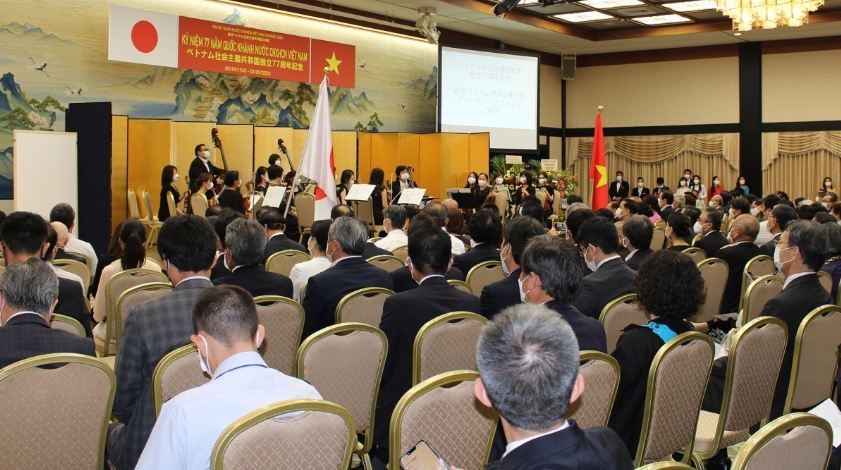 Many Japanese and international officials attend the ceremony. Source: VOV Many Japanese and international officials attend the ceremony. Source: VOV