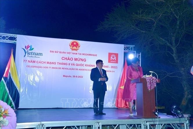 Đại sứ Việt Nam tại Mozambique Phạm Hoàng Kim phát biểu tại sự kiện. Đại sứ Việt Nam tại Mozambique Phạm Hoàng Kim phát biểu tại sự kiện.