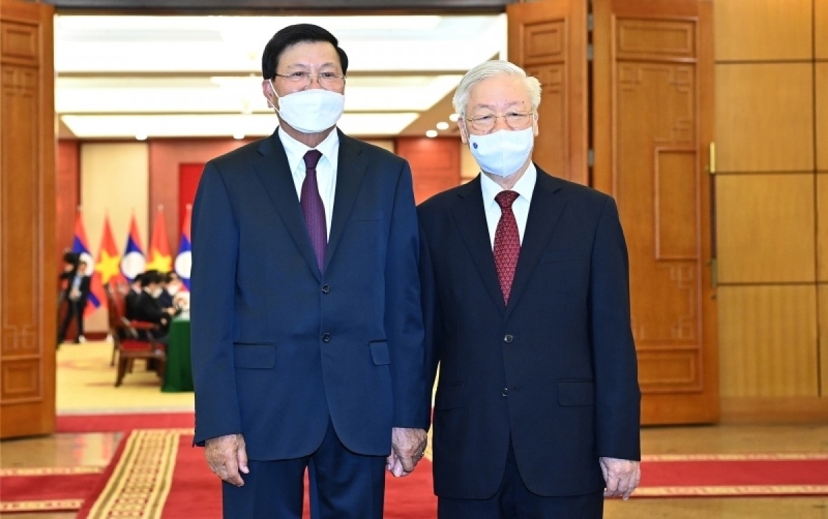 Tròn 60 năm quan hệ hữu nghị vĩ đại, đoàn kết đặc biệt Việt- Lào Tròn 60 năm quan hệ hữu nghị vĩ đại, đoàn kết đặc biệt Việt- Lào
