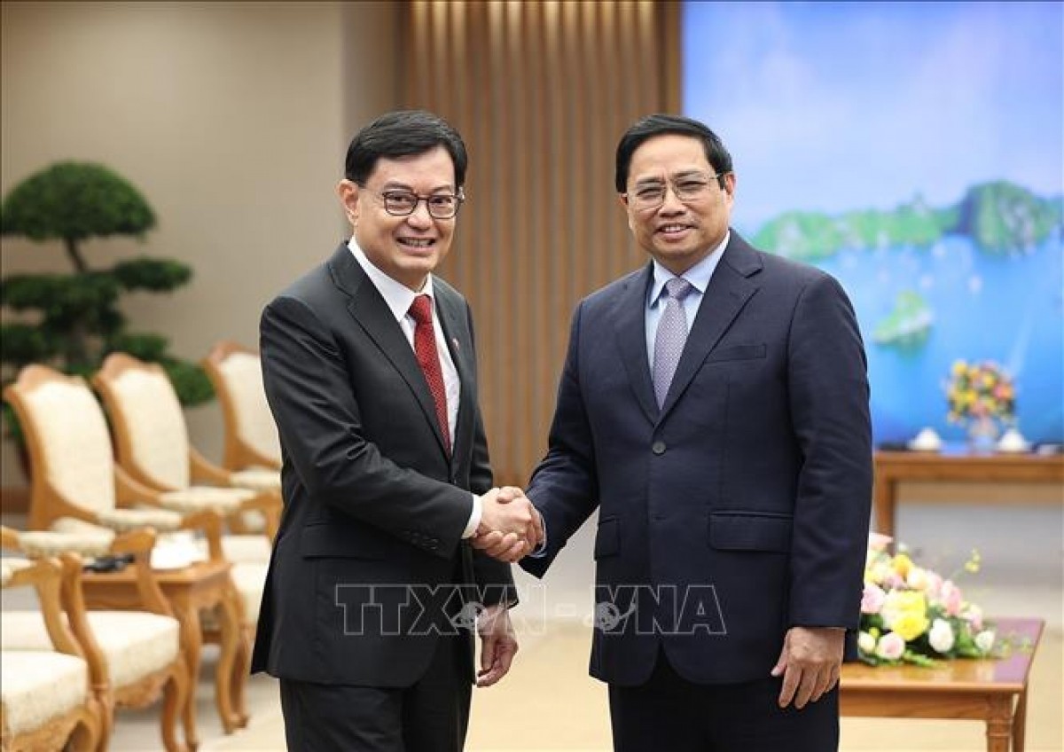 Thủ tướng Phạm Minh Chính tiếp Phó Thủ tướng Singapore Vương Thụy Kiệt Thủ tướng Phạm Minh Chính tiếp Phó Thủ tướng Singapore Vương Thụy Kiệt