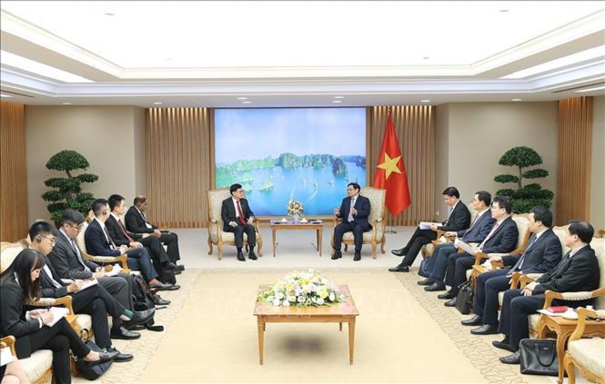 Thủ tướng Phạm Minh Chính tiếp Phó Thủ tướng Singapore Vương Thụy Kiệt Thủ tướng Phạm Minh Chính tiếp Phó Thủ tướng Singapore Vương Thụy Kiệt