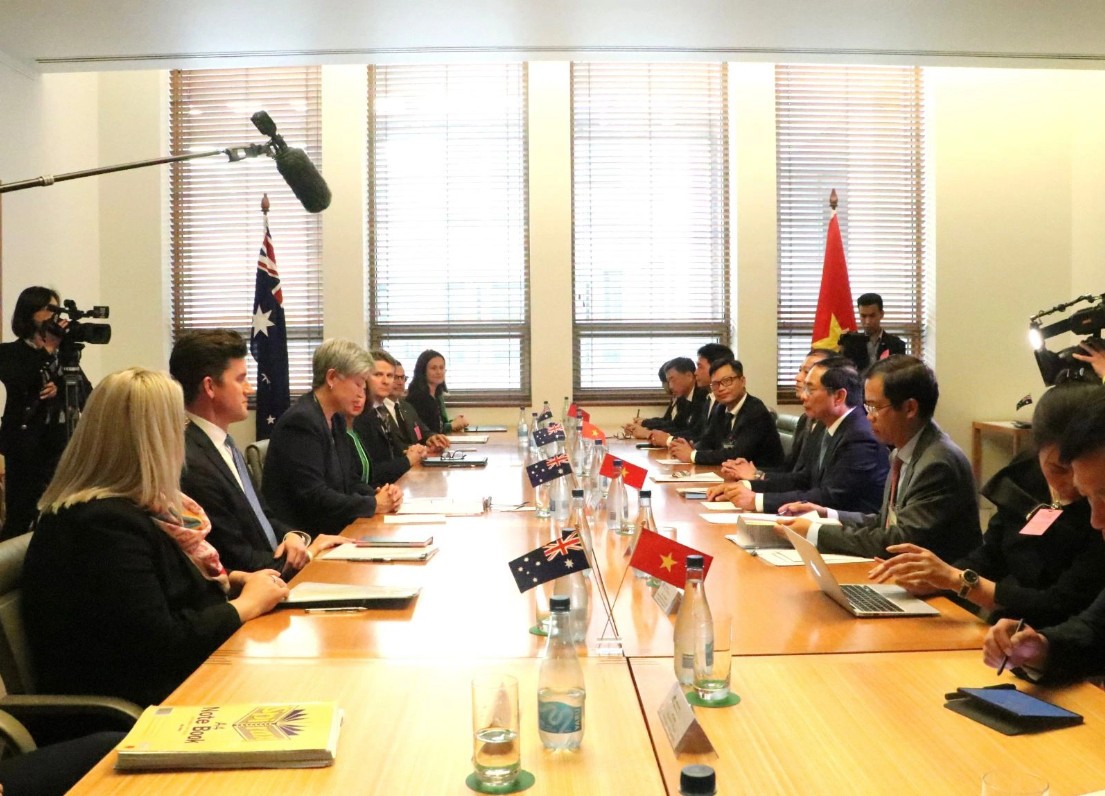 Phái đoàn Việt Nam và Australia họp tại Canberra (Ảnh: Bộ Ngoại giao). Phái đoàn Việt Nam và Australia họp tại Canberra (Ảnh: Bộ Ngoại giao).