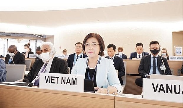 Ambassador Le Thi Tuyet Mai. Photo: VNA